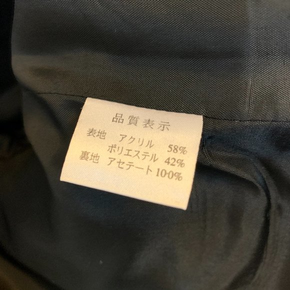 Speckled Grey/Black Button-up Jacket (UK size 9) - Picture 4 of 5